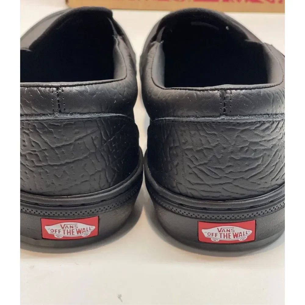 Vans Slip On Sneakers BMX Courage Adam’s Men’s Size 11.5 Black New - Picture 8 of 11